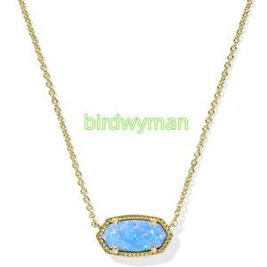 Elisa Gold Short Pendant Necklace